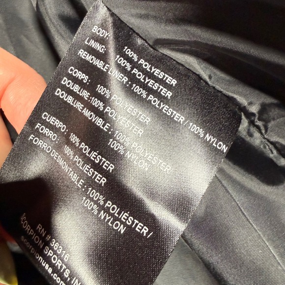 Scorpion EXO Motorcycle Jacket Womans Medium Black Leather Riding Biker Moto - Picture 8 of 16